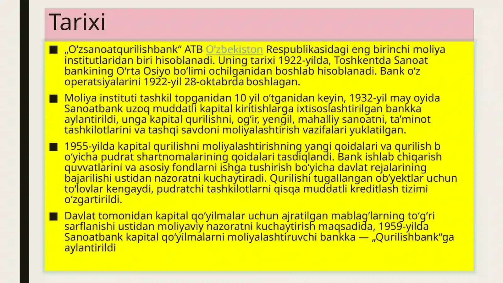 O’zsanoatqurulish bank 4