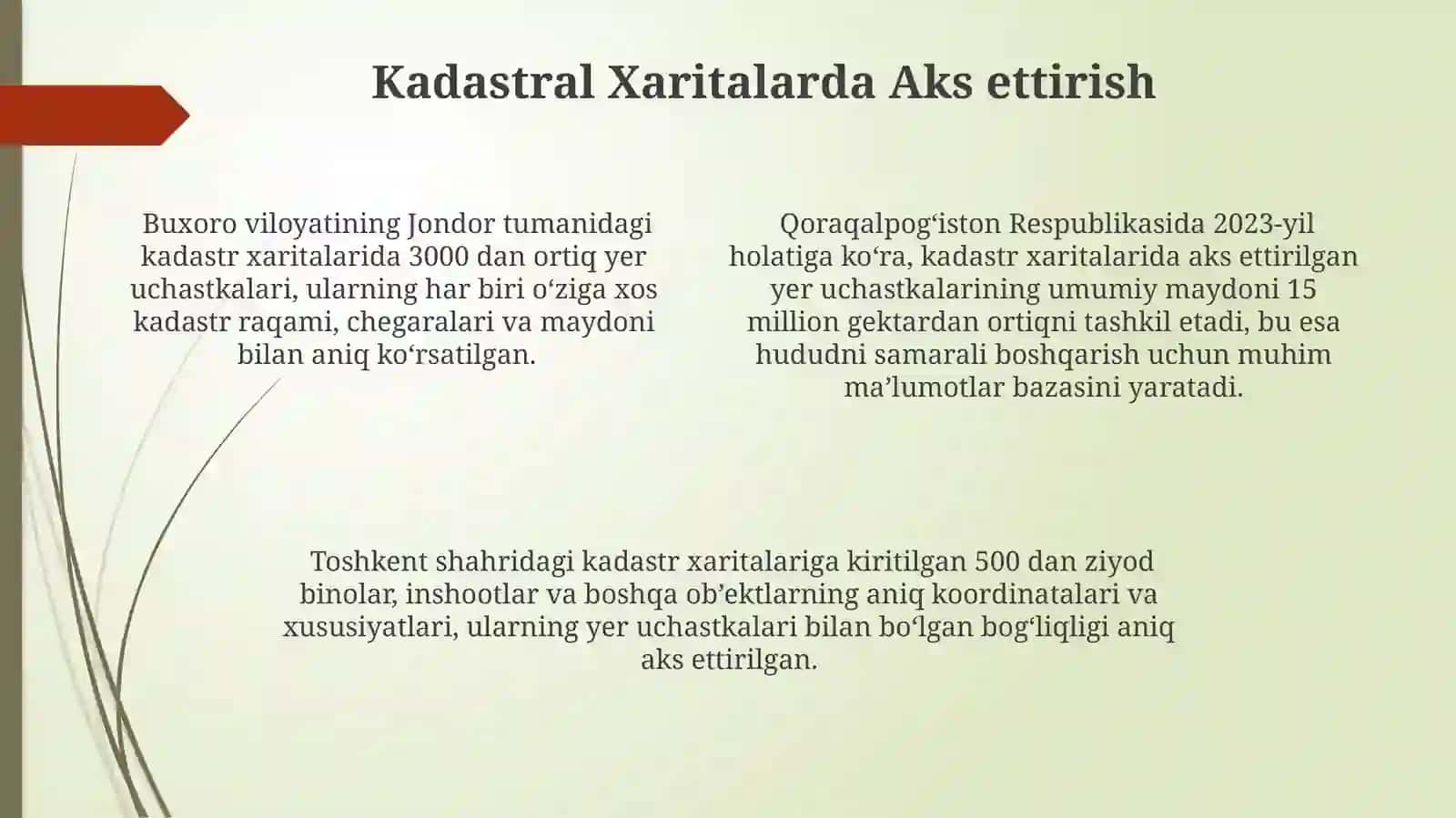 Davlatyerkadastriniyuritishdaaholipunktlariyerlarningoʻzigahosxususiyatlari 4