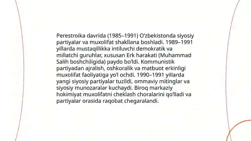 Ôzbekistonning eng yangi tarixi 4