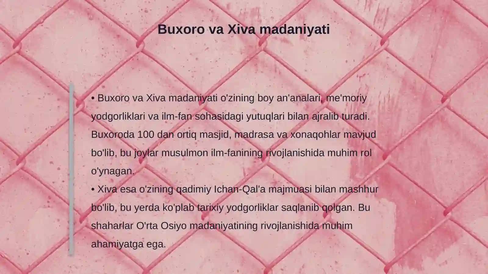 Buxoro va Xiva tarixi va madaniyati 4