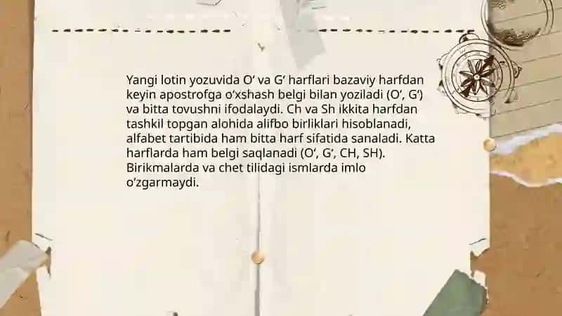 Mahmadova Marjona "Madaniy Nutqning Imlo Meʼyorlari. O'zbek Lotin Alifbosidagi Yangi Imlo Qoidalari" 4