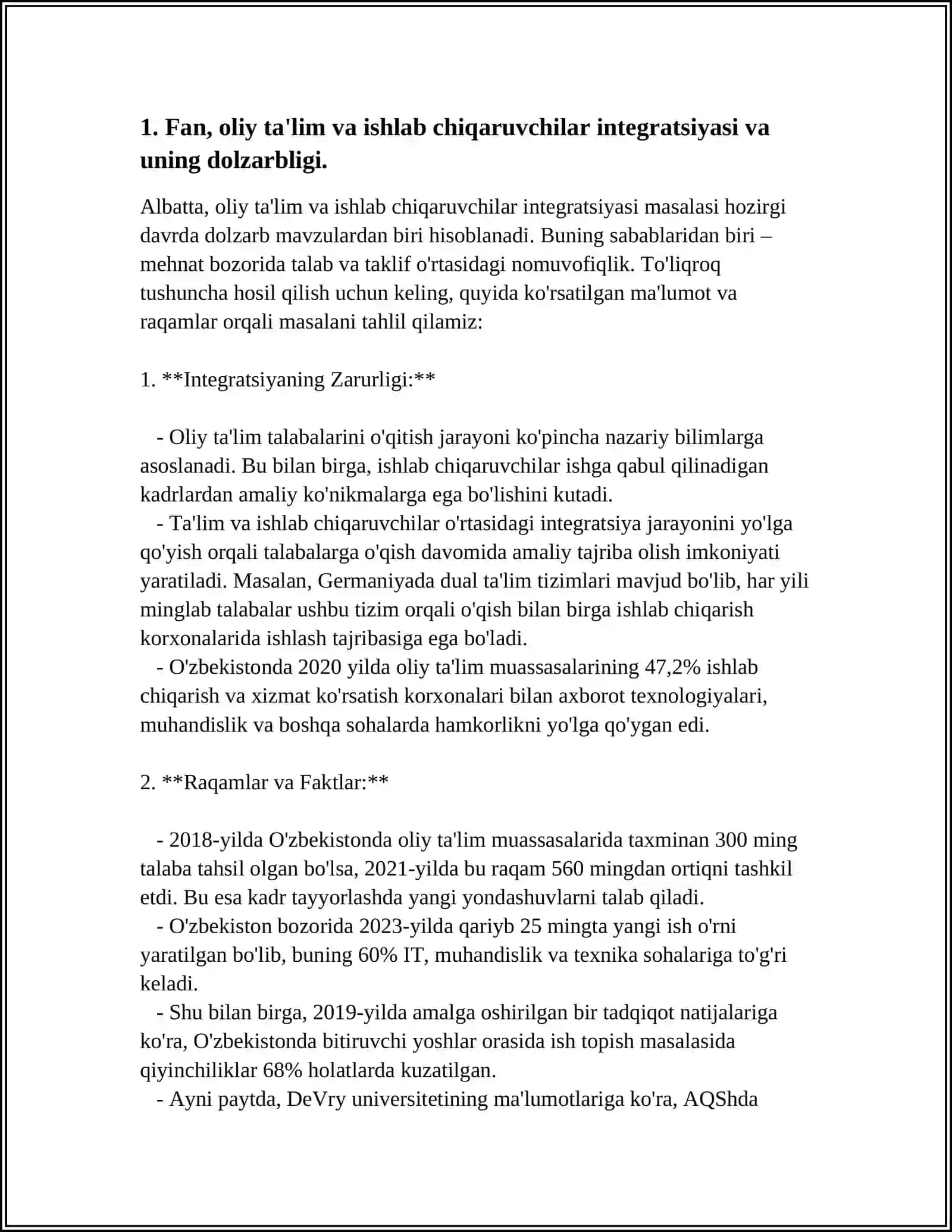 TOSHKENT IQTISODIYOT VA PEDAGOGIKA UNIVERSITETI REFERAT 4