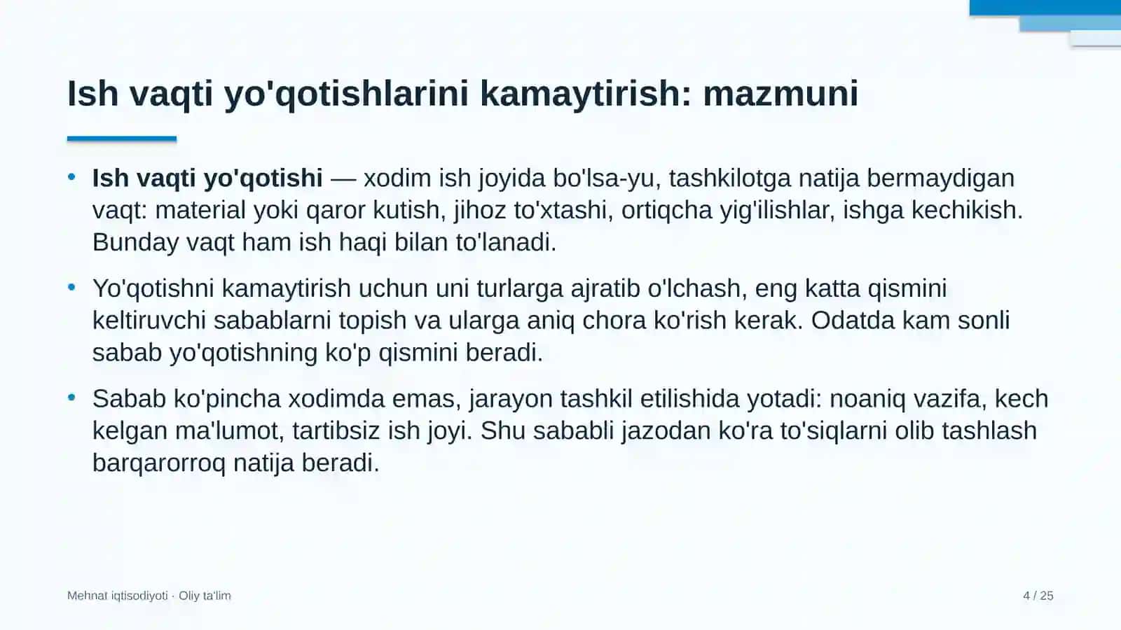 qurilishda ish vaqti yo'qotishlarini kamaytirish 1125 4