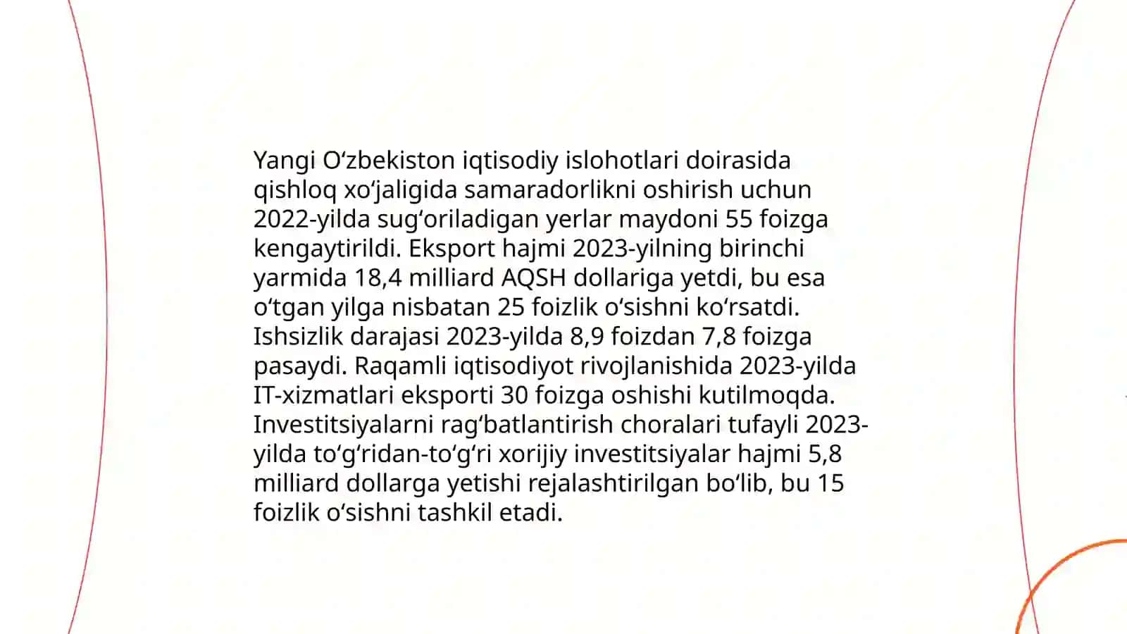 Yangi Oʻzbekiston taraqqiyot rejalari 4