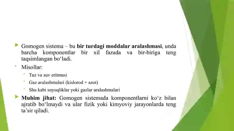 GOMOGEN SISTEMADAGI MUVOZANAT 4