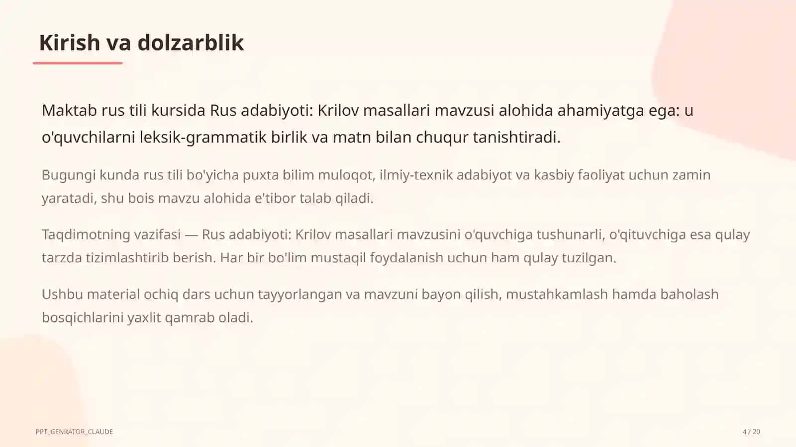 Krilov masallari 4
