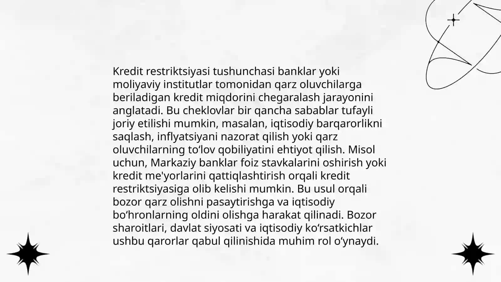 Majburiy zaxiraning kredit restriktsiya va ekspantsiya siyosatiga tasiri 4