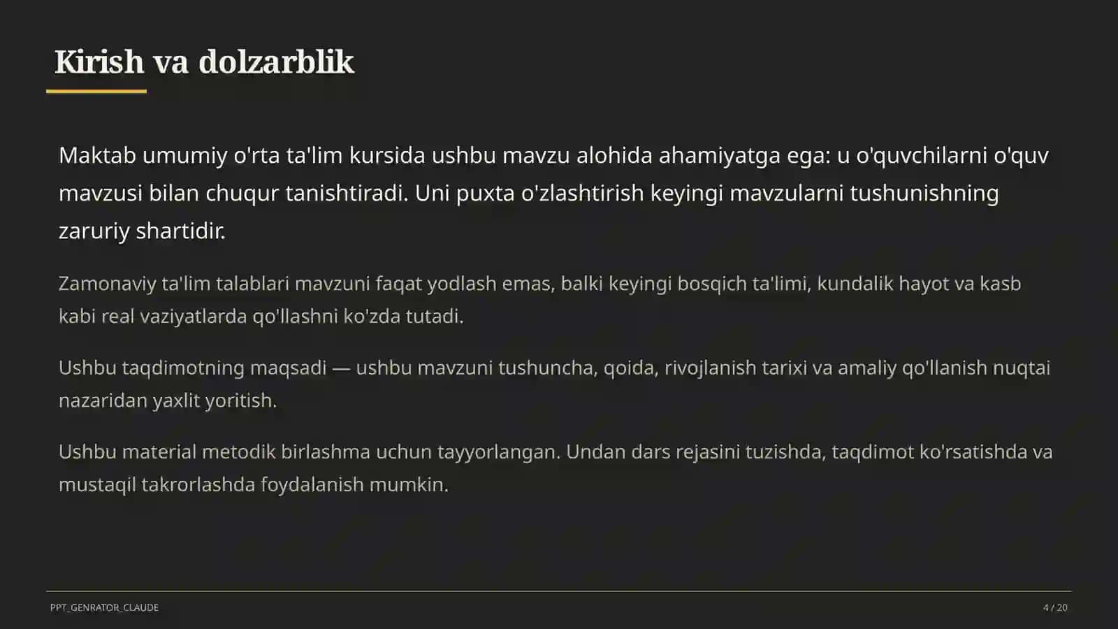 Boshlang'ich sinfda kitobxonlik odati: kunlik o'qish va maktab kutubxonasi 4