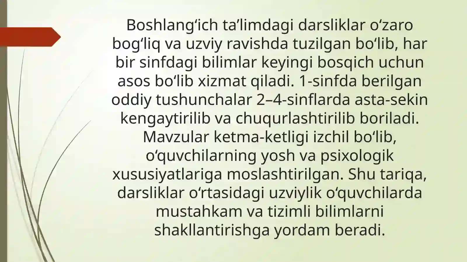 1 - 4 sinflar tabiiy fan darsligini tahlili 4