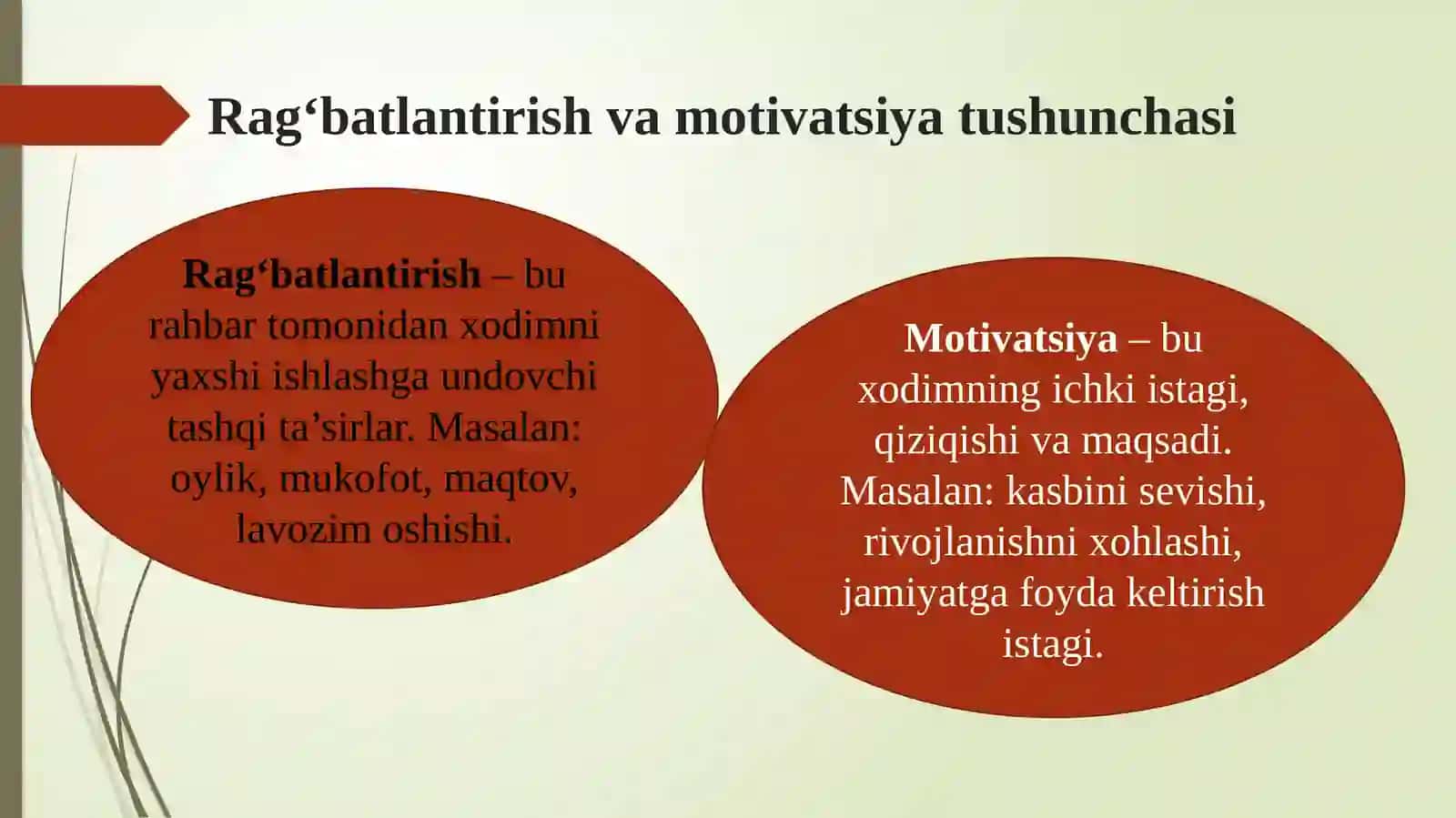 XODIMLARNI RAG‘BATLANTIRISH VA MOTIVATSIYALASH USULLARI 4