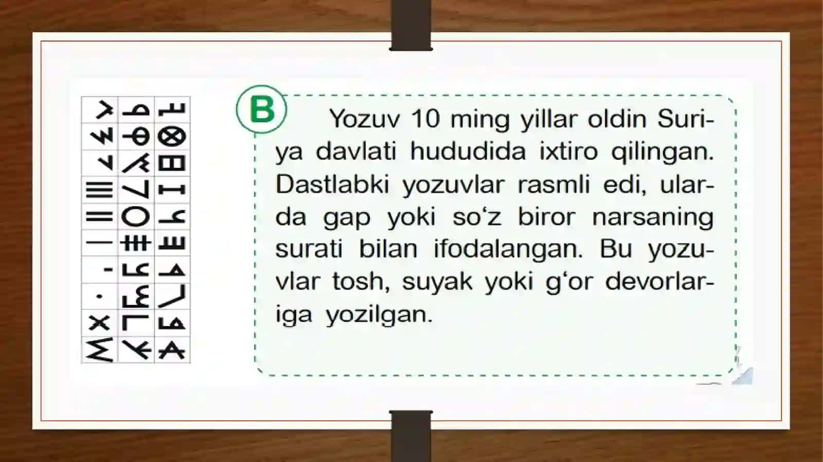 “Yozuvni kim ixtiro qilgan” mavzusiga taqdimoti 4