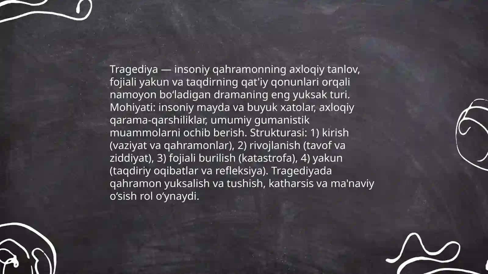 Dramatik tur va uning janrlari 4