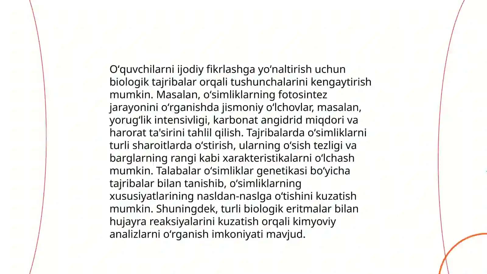 Zoologiyani oʻqitishda oʻquvchilarni mustaqil va ijodiy fikr yuritish koʻnikmalarini tarkib toptirish yoʻllari 4