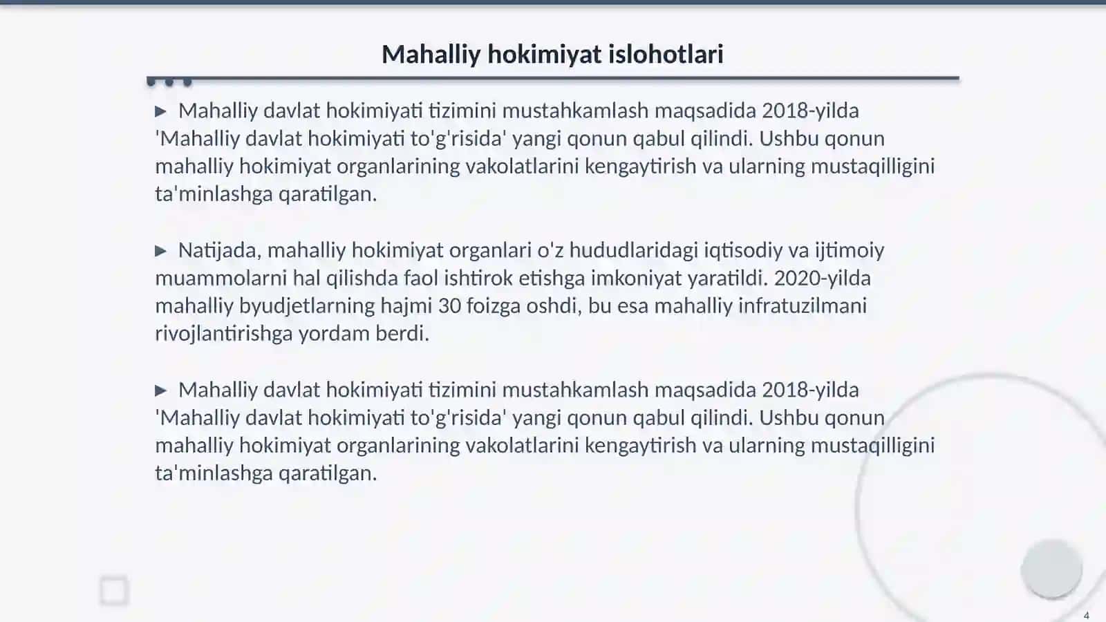 Davlat boshqaruvi tizimi 4