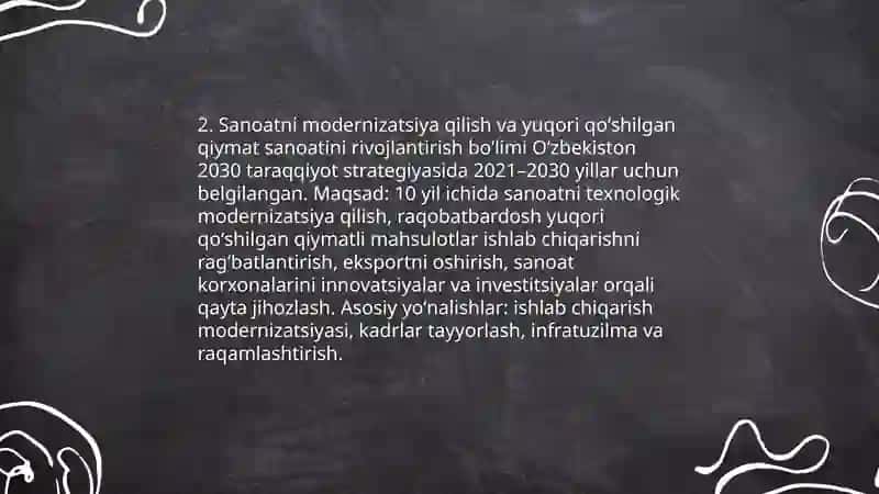 Oʻzbekiston 2030 taraqqiyot strategiyasi 4