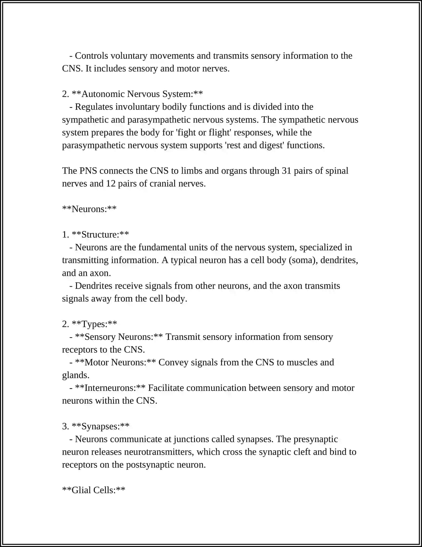 THE NERVOUS SYSTEM 4