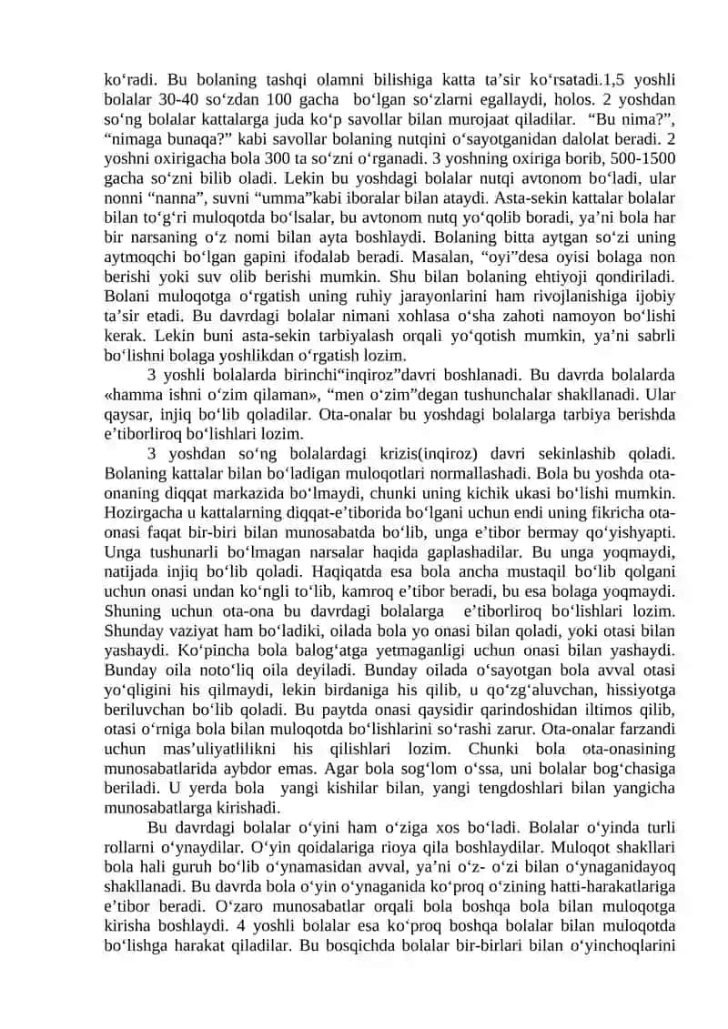 Mulokotning yoshga xos xususiyatlari 4