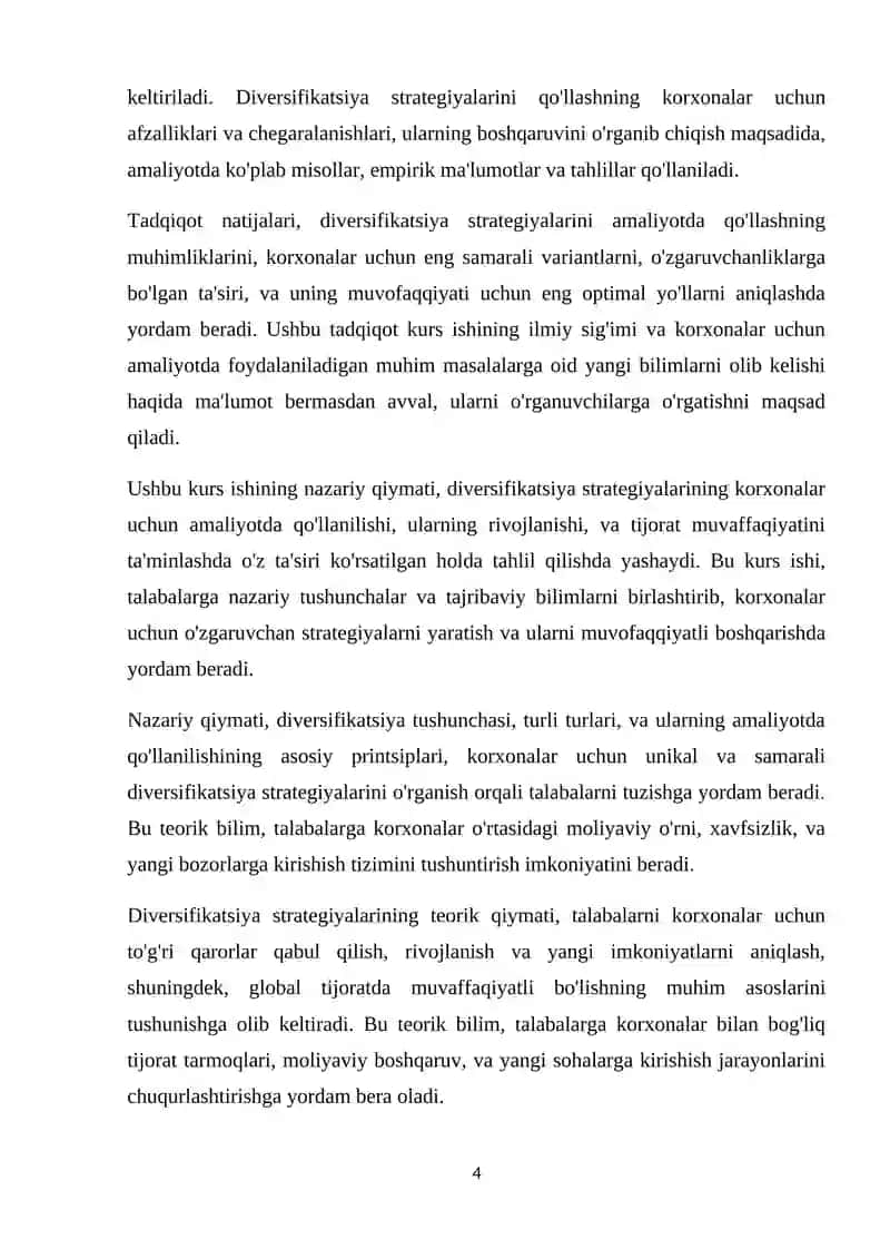 Diversifikatsiyalangan korxonaning korporativ strategiyalari 4