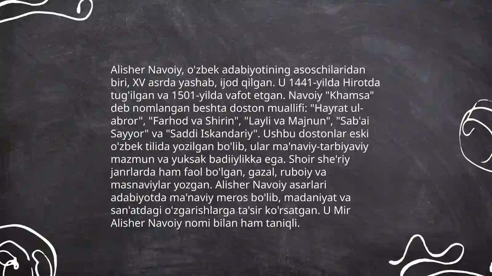 Alisher Navoiy 4