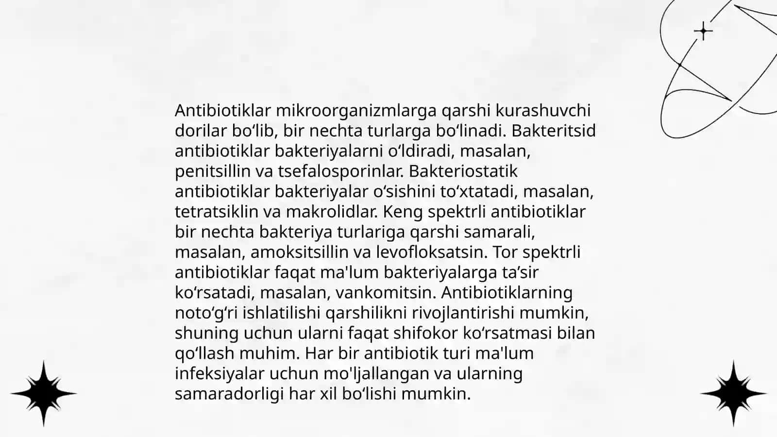 Kimyoterapiya va antibiotiklar 4