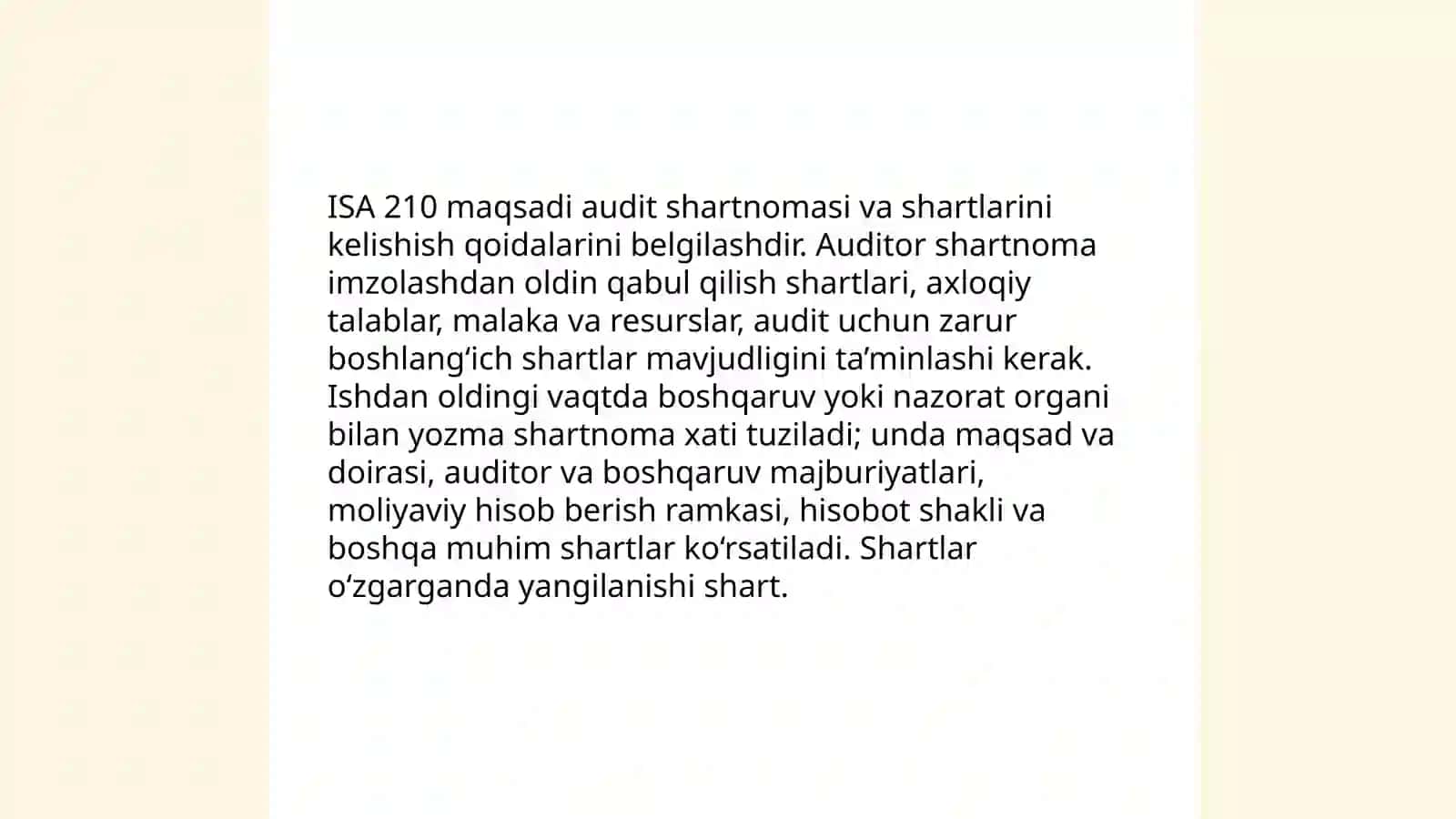 ISA 200: Audit tamoyillari va auditorning majburiyatlari 4