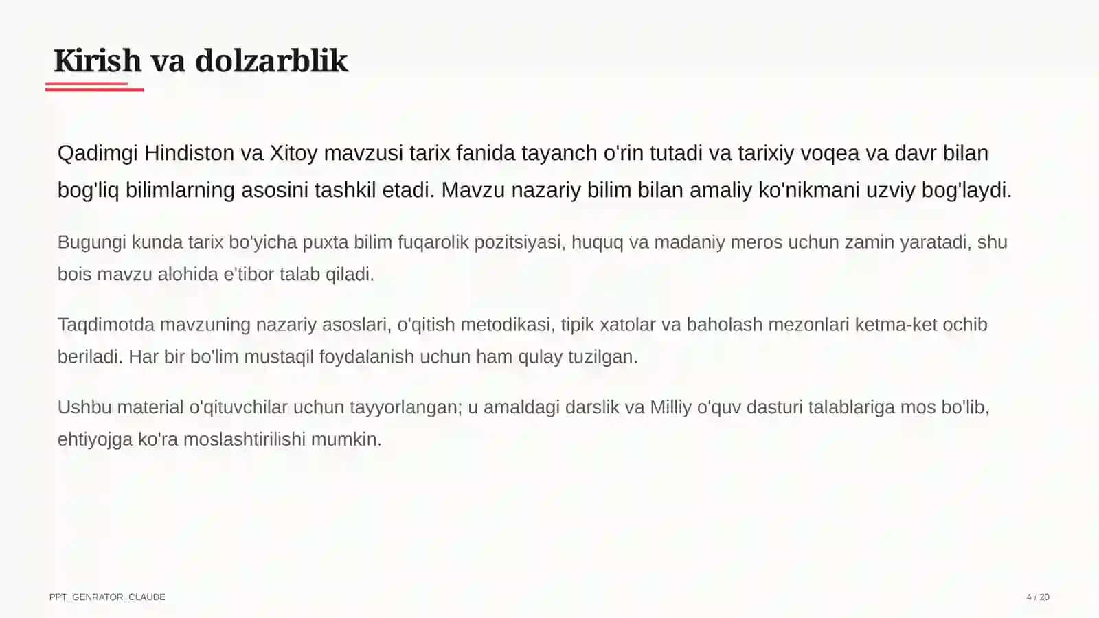 Qadimgi Hindiston va Xitoy (6-sinf) 4