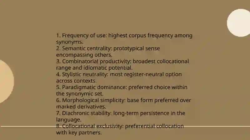 The synonymic dominant 4