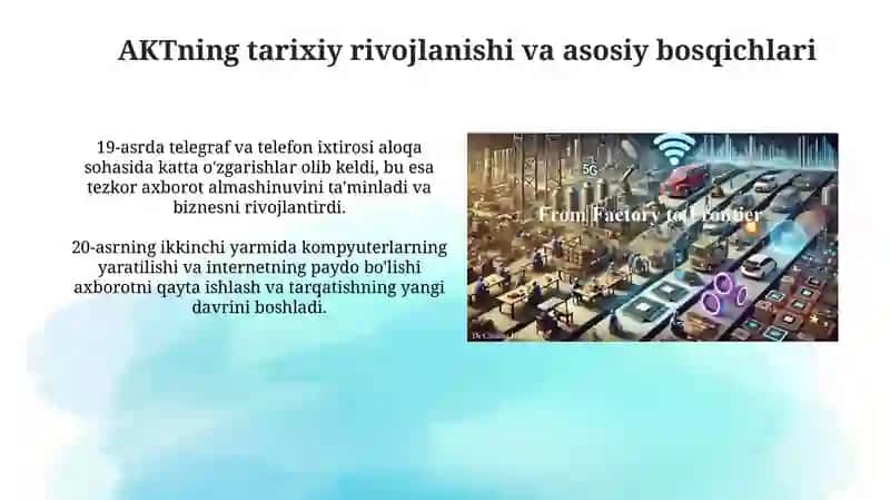 AKTning iqtisodiyotdagi o'rni va ahamiyati 4