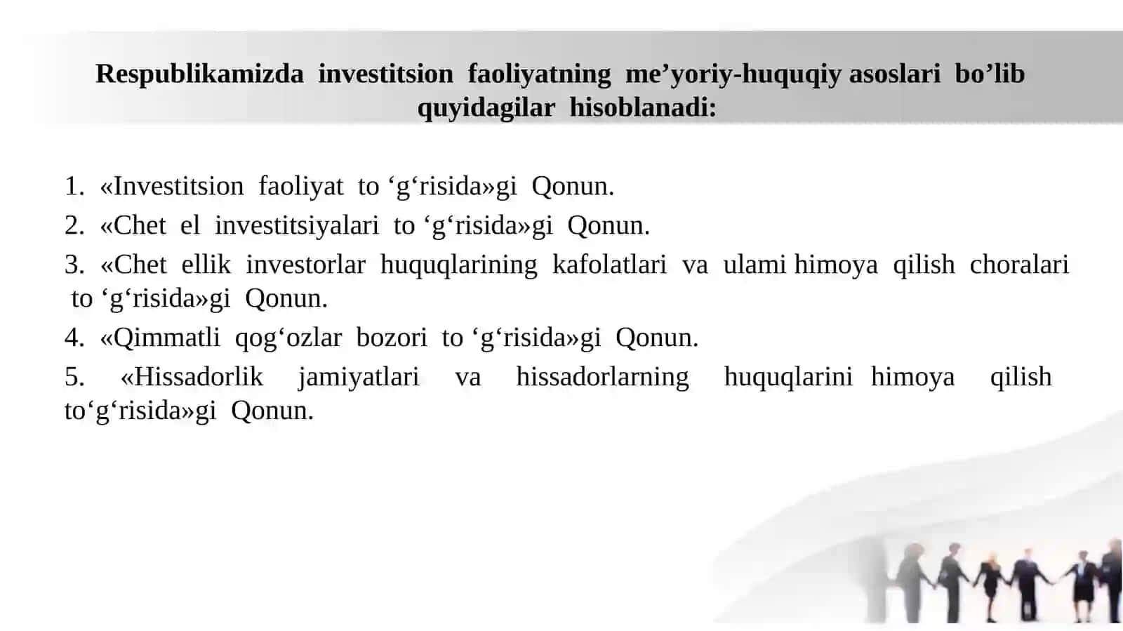 INVESTITSIYALARNI JALB ETISH HISOBI 4