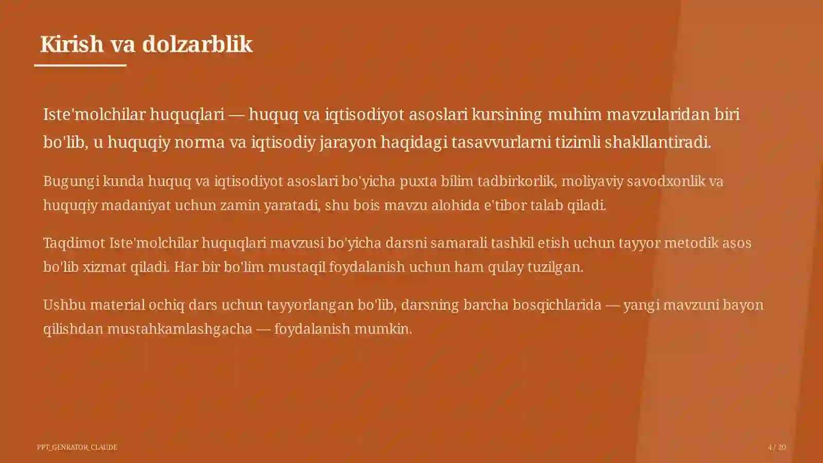 Iste'molchilar huquqlari (10-sinf) 4
