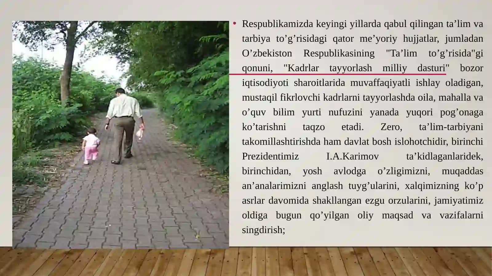 TA’LIM-TARBIYA JARAYONIDA OILA, MAHALLA VA TA’LIM MUASSASASI INTEGRATSIYASI 4