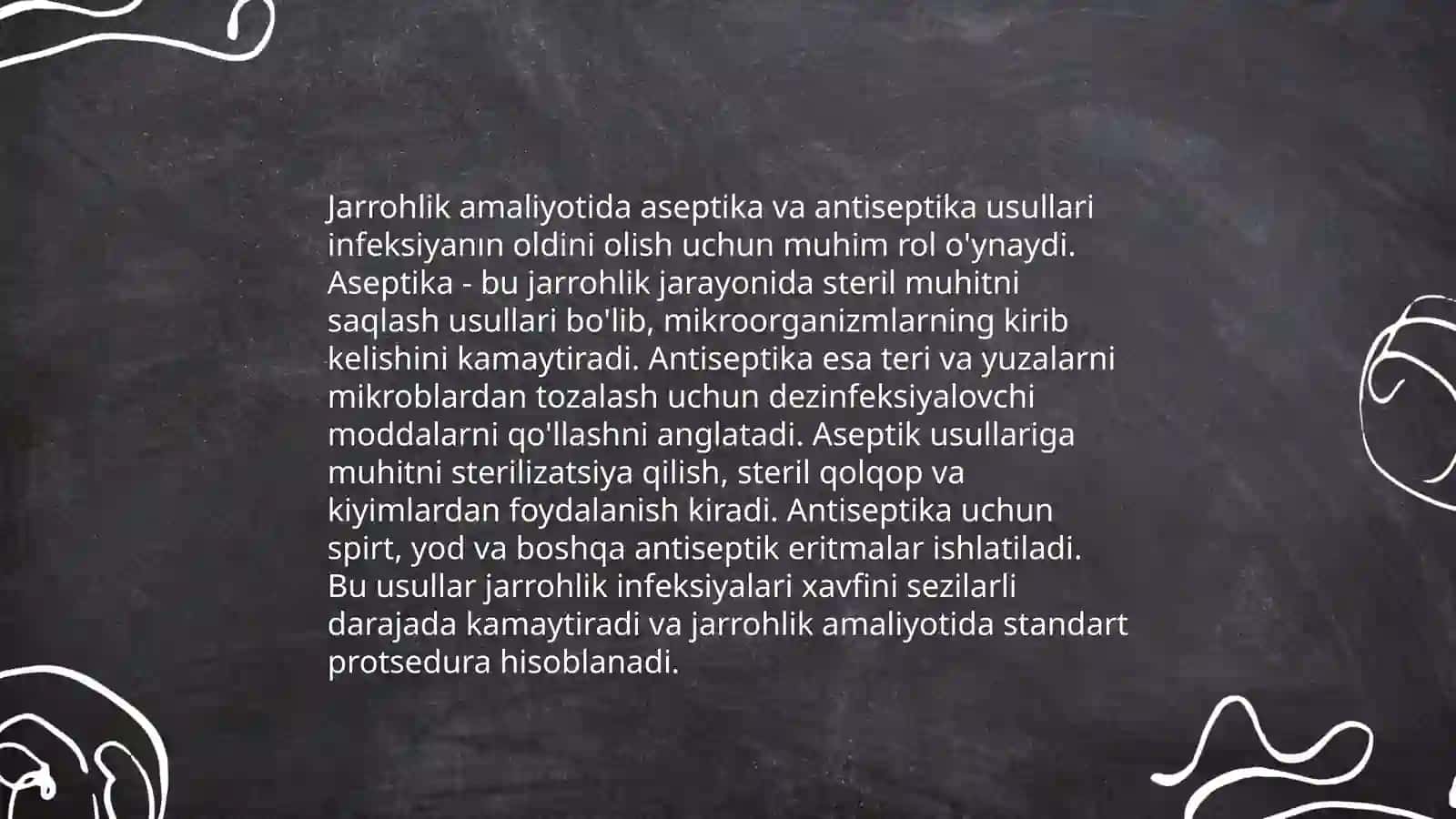 Xirurgiyada gospital infeksiyani profilaktikasi 4