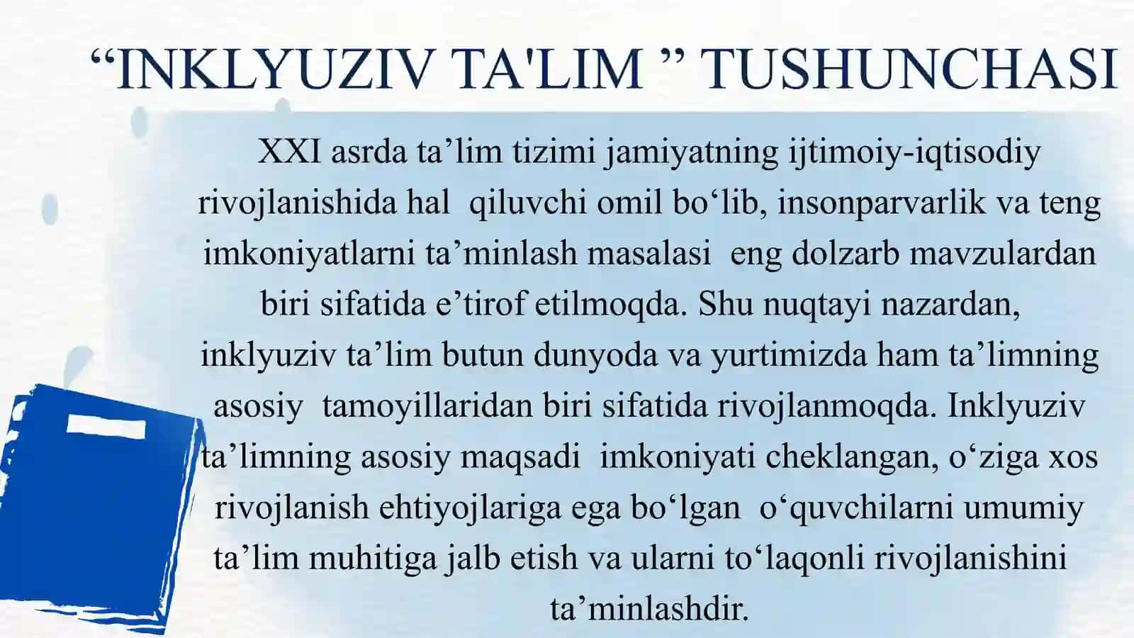 INKLYUZIV TA'LIM TOLERANTLIK MUHITINI YARATISH RESURSI SIFATIDA 4