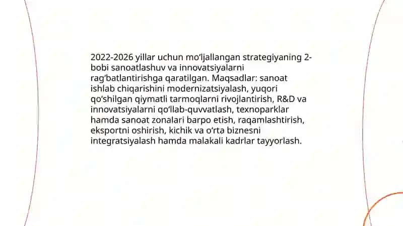 2022- 2026 - yillarga moʻjallangan Yangi Oʻzbekistonning taraqqiyot strategiyasi 4