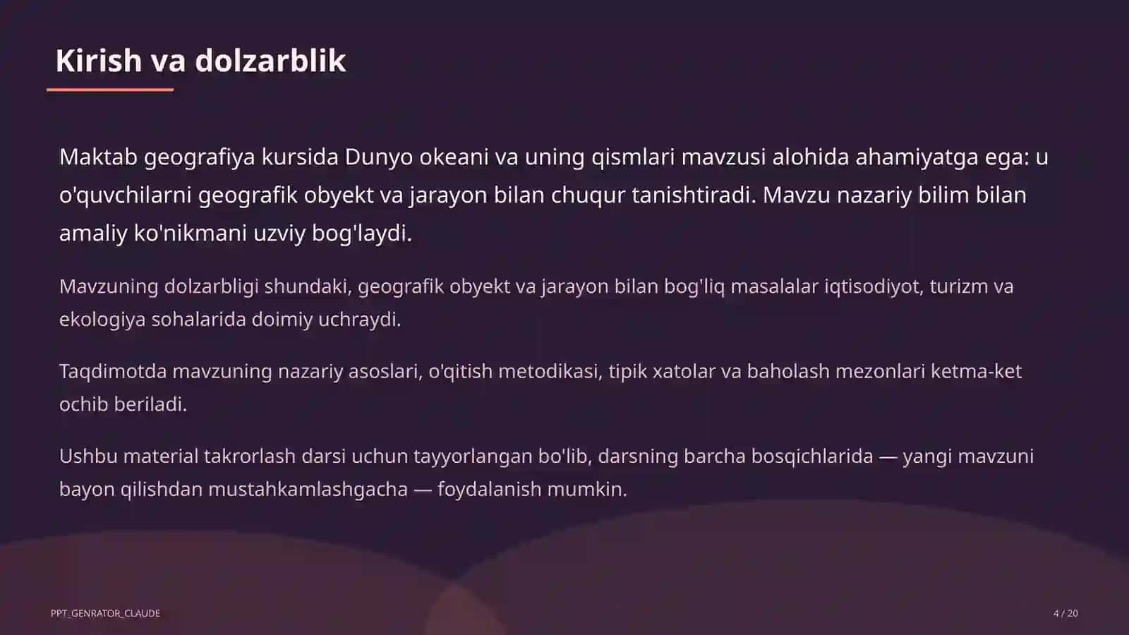 Dunyo okeani va uning qismlari (7-sinf) 4