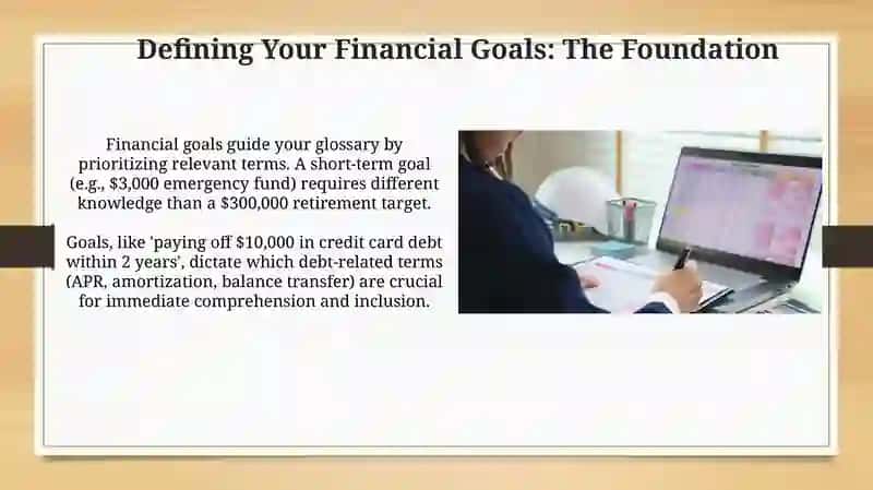 Building a Personal Glossary of financial terms 4