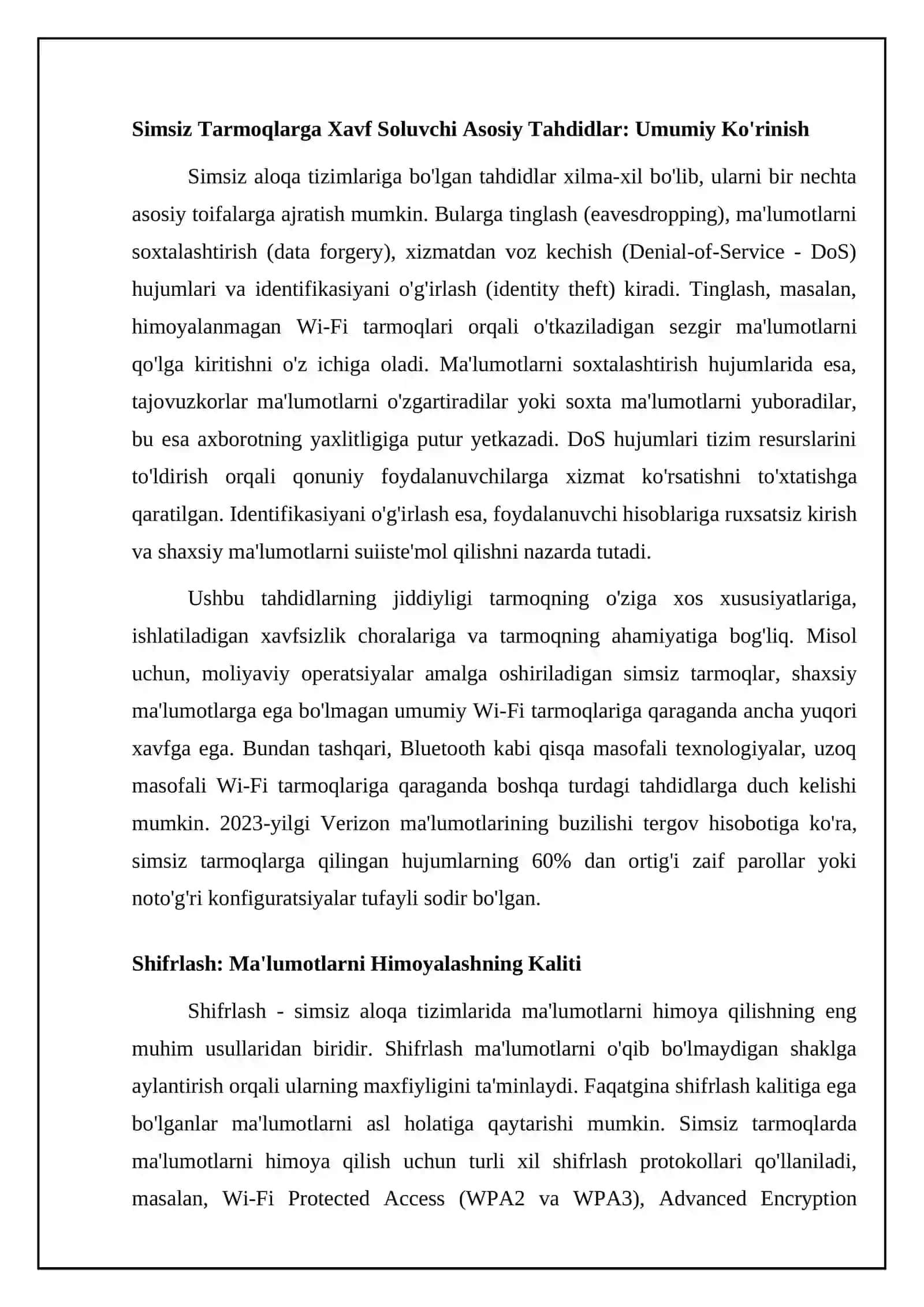 Simsiz aloqa tizimlarida axborotni himoyalash vositalari 4