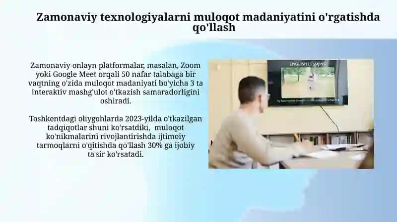 Nutq uslublarini oʻqitish orqali oʻquvchilarga muloqot madaniyatini shakllantirish metodikasi 4