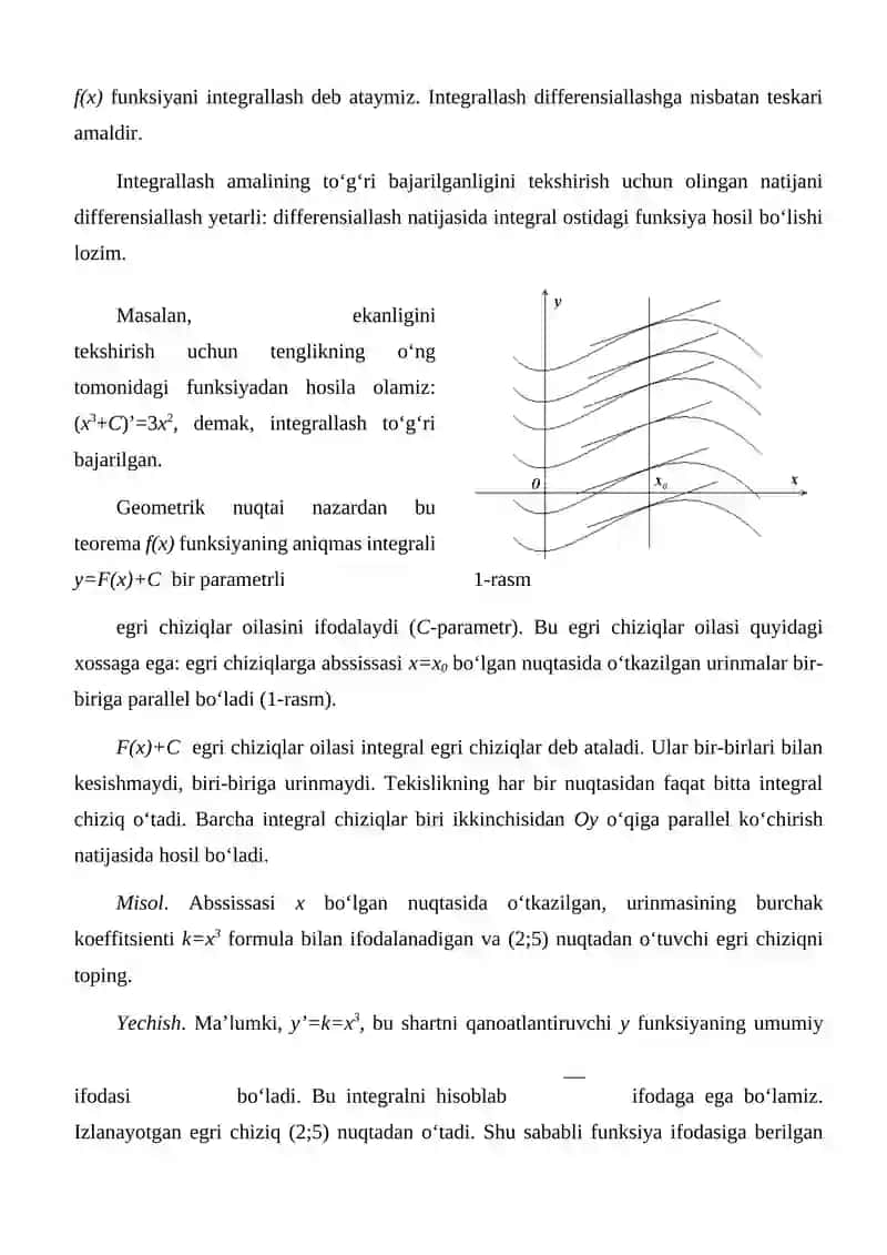Boshlang‘ich funksiya va aniqmas integral 4