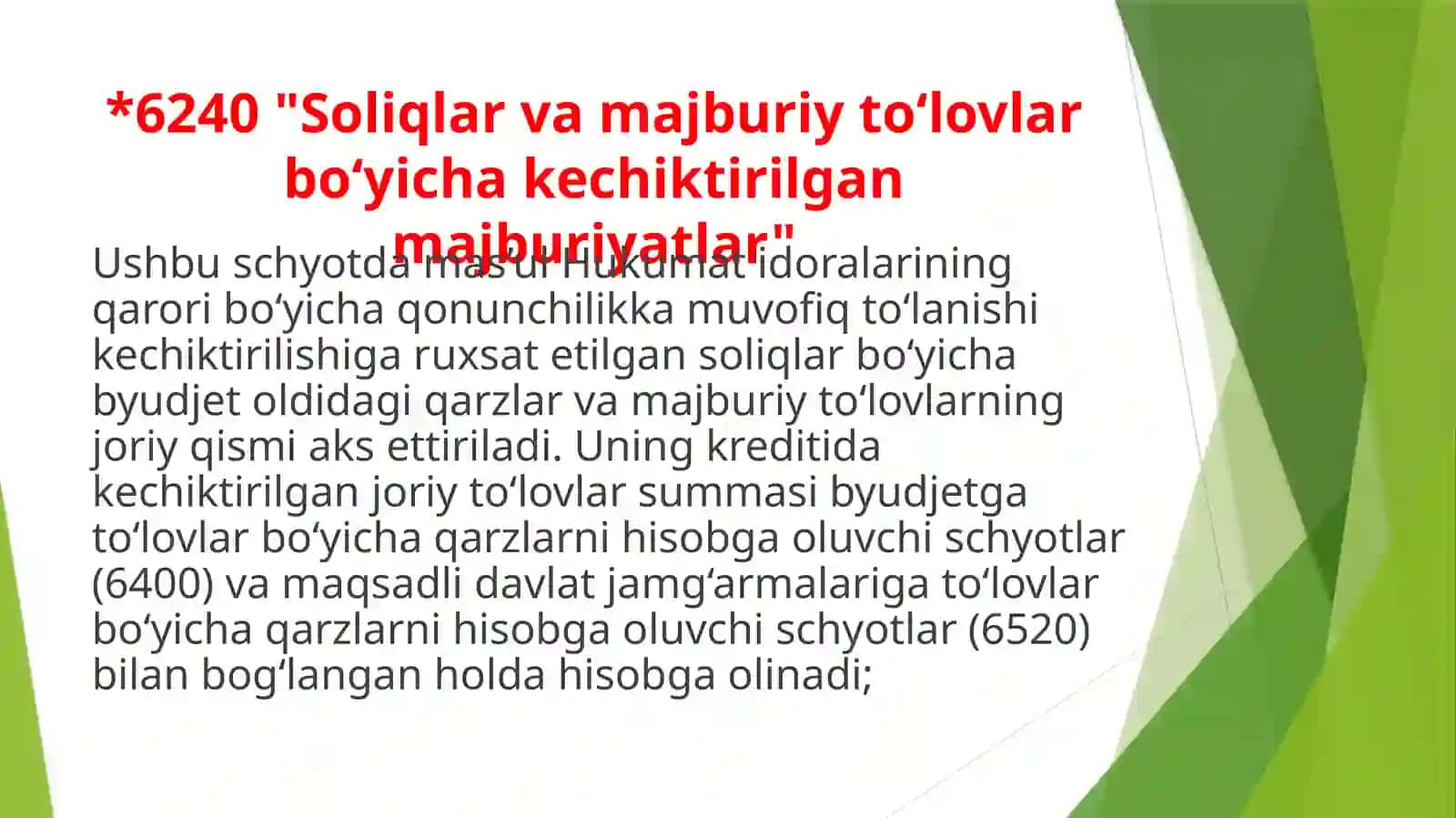Byudjetga to‘lovlar bo‘yicha majburiyatlarning hisobi 4