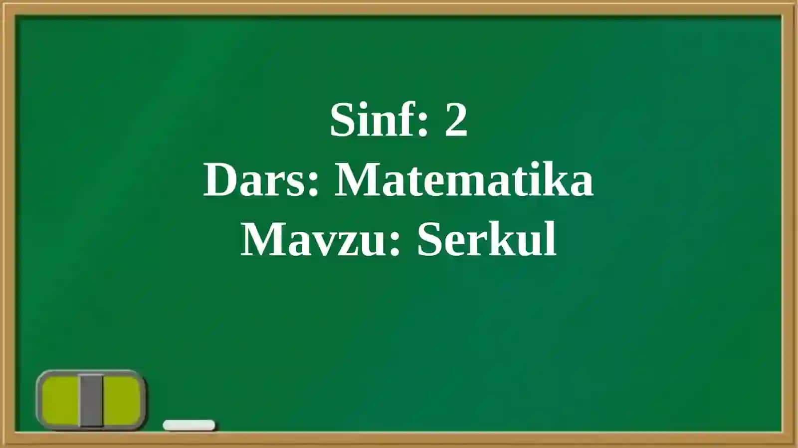 Mavzu:Serkul 4