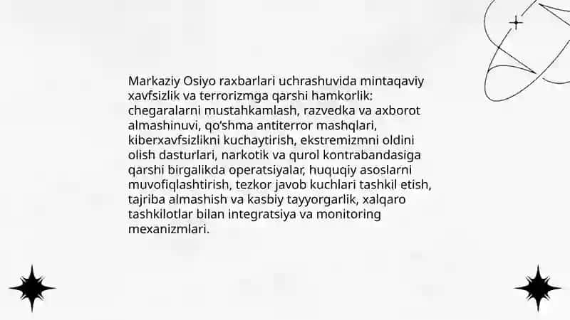 Markaziy Osiyo rahbarlari uchrashuvi 4