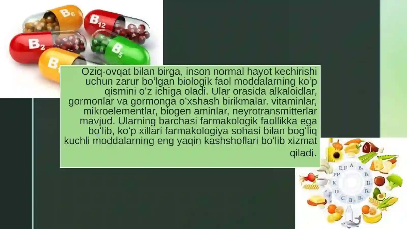 Biologik faol moddalar ishlab chiqarish uchun texnik vosita va moslamalar 4