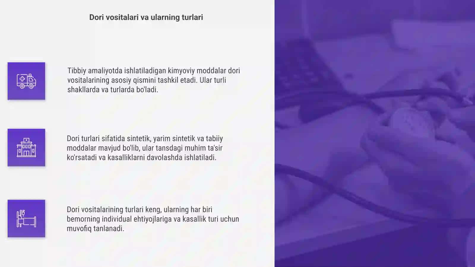 Tibbiy amaliyotda kimyoviy moddalar 4
