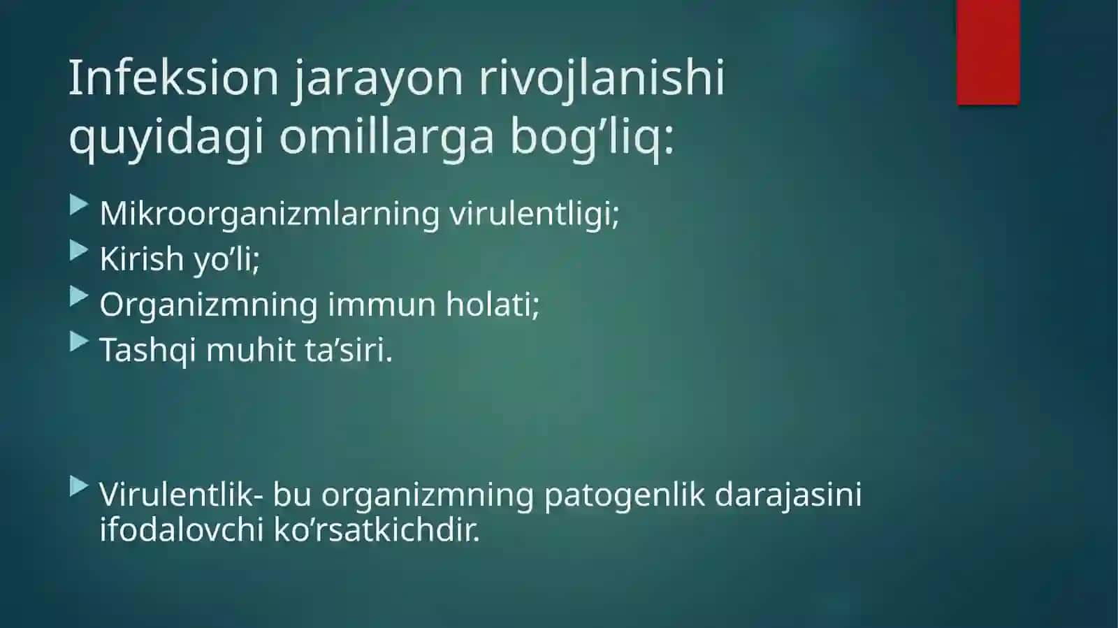 Infeksiyavainfeksionjarayonlar 4