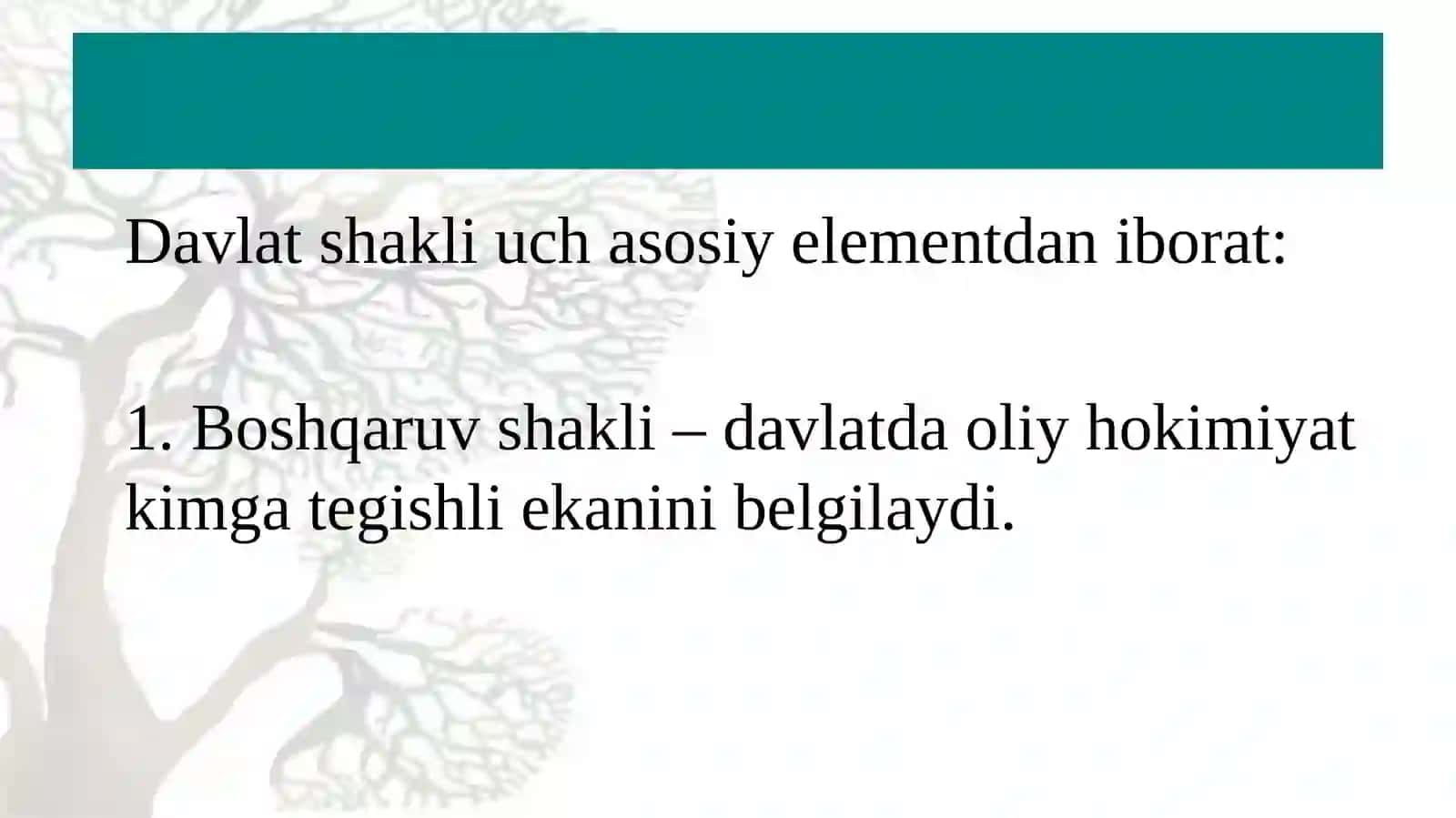 Davlattuzilishishakli.Davlattuzilishiningshakllari 4
