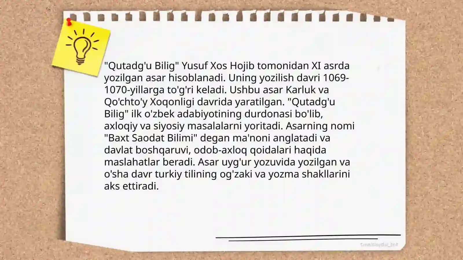 "Qutadg'u bilig" 4
