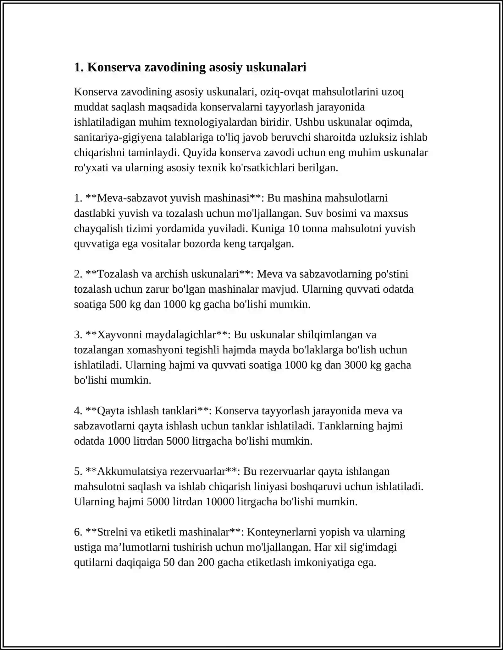 KONSERVA KORXONALARIDAGI YORDAMCHI QURILMALAR 4