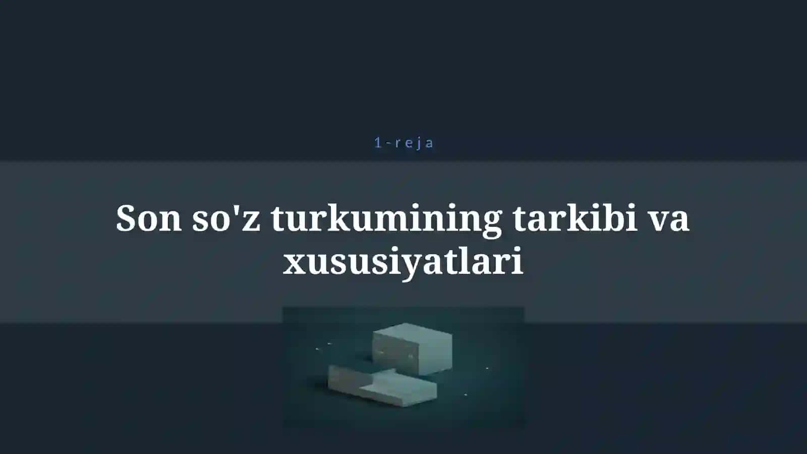 SON SO’Z TURKUMI 4