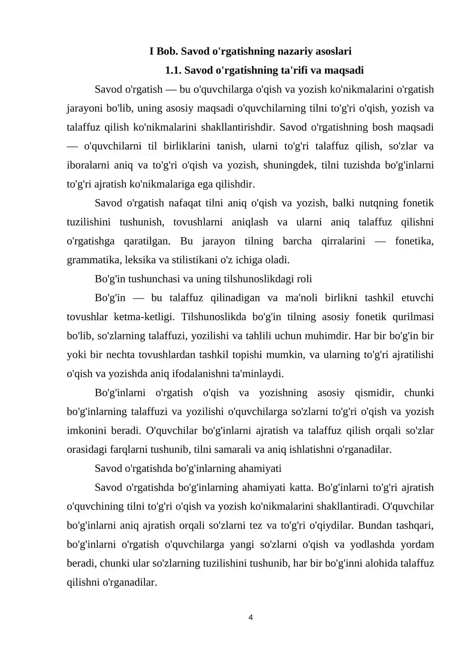 Savod o'rgatish davrida bo'g'in ustida ishlash 4